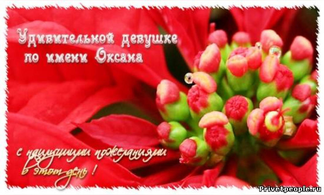 Поздравления С Днем Рождения Оксане Александровне